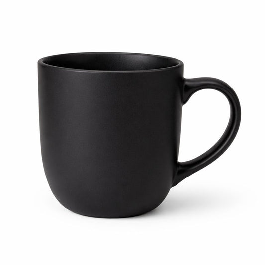 Ceramic Matte Mug – Minimalist Tea & Coffee Cup (Blue / Black) - Habitt