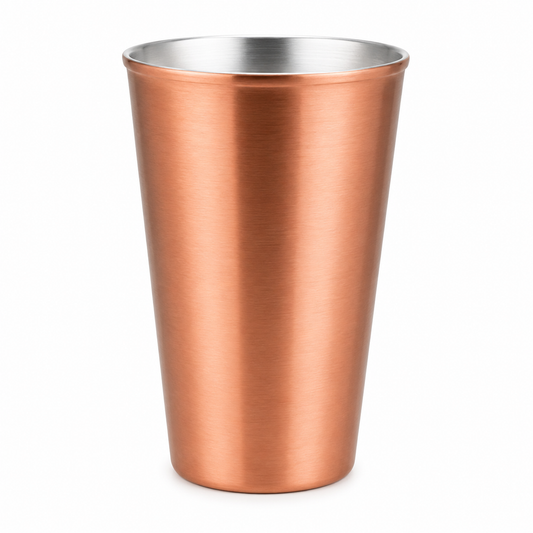 Copper Double Wall Plain Glass