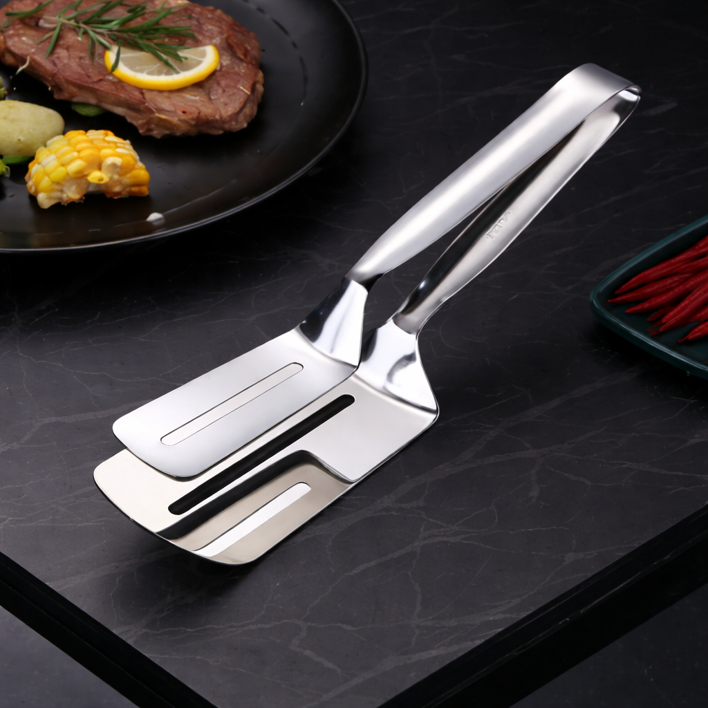 Stainless Steel Food Clip – Multi-Purpose Cooking &amp; Serving Tongs - Habitt