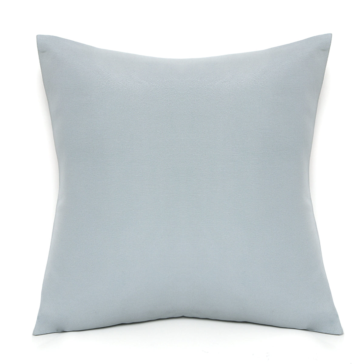 Light Blue Woven Cushion Cover 18x18 – Soft Decorative Throw Pillow for Sofa, Bed & Living Room Décor - Habitt