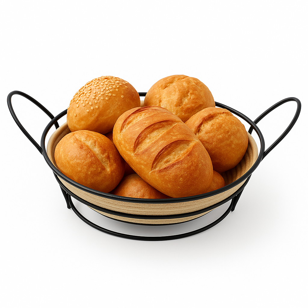 Round Roti Basket – Rope Weave - Habitt