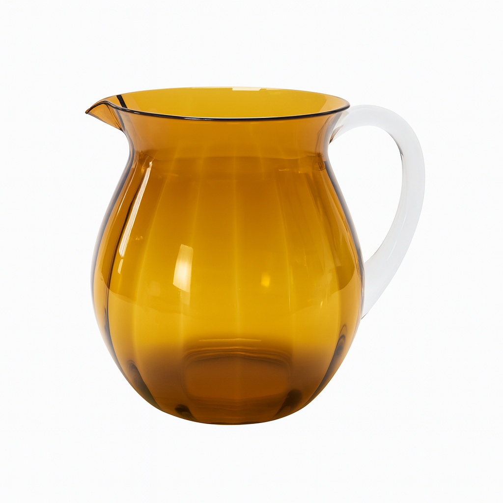 Amber Lassi Jug – Premium Transparent Polycarbonate Pitcher for Lassi, Juice & Water - Habitt
