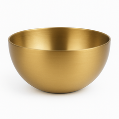 Gold Salad Bowl – Elegant Serving Bowl (20cm, 24cm, 28cm) - Habitt