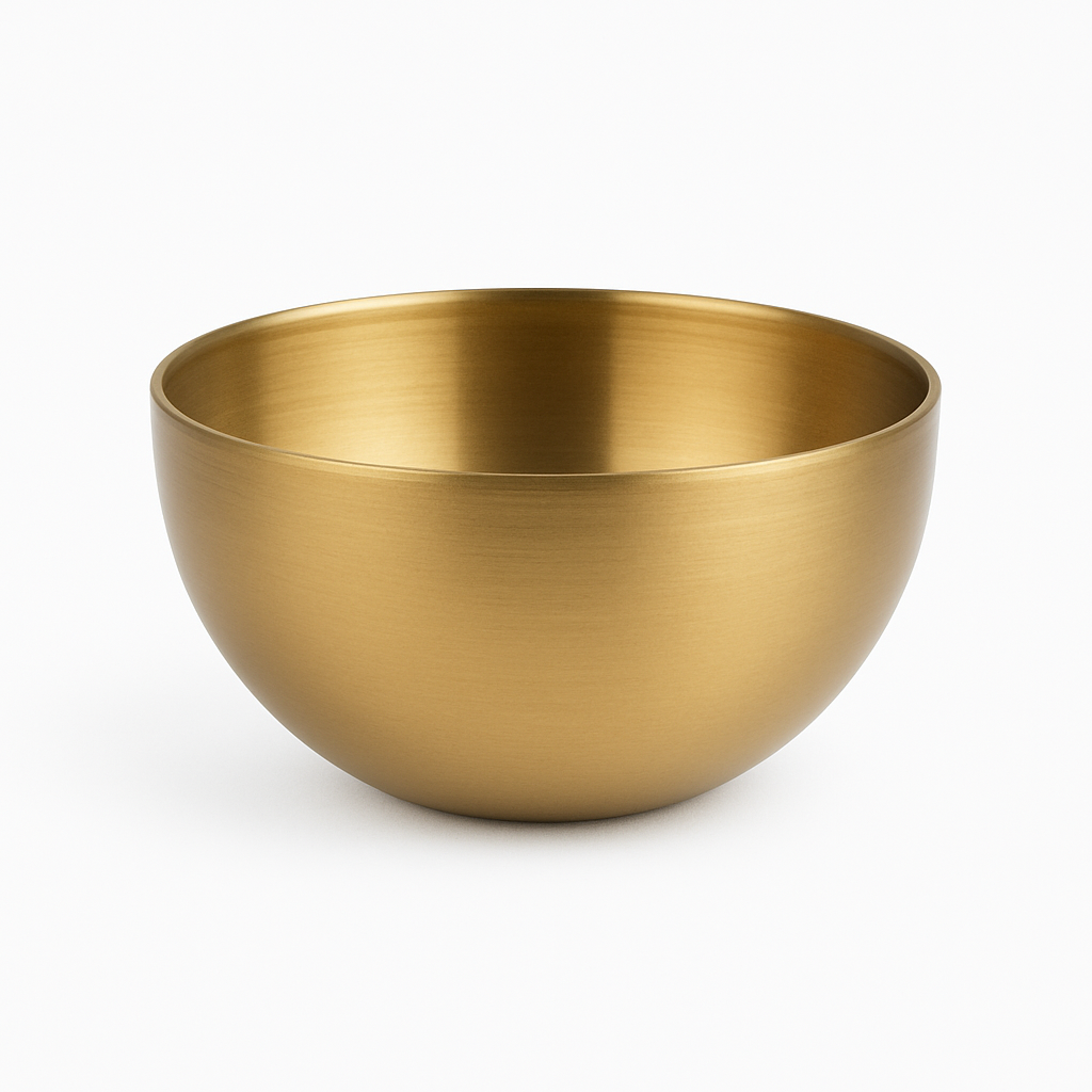 Gold Salad Bowl – Elegant Serving Bowl (20cm, 24cm, 28cm) - Habitt
