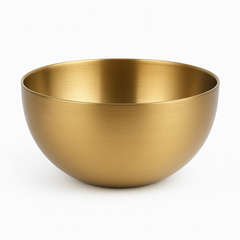Gold Salad Bowl – Elegant Serving Bowl (20cm, 24cm, 28cm) - Habitt
