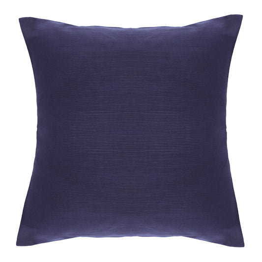Blue Woven Dot Cushion Cover 18x18 – Elegant Decorative Throw Pillow for Sofa, Bed & Living Room - Habitt