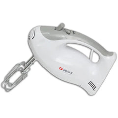 Alpina Hand Mixer 200W with Multiple Speeds, Beaters & Dough Hooks – Compact Electric Mixer (SF-1010) - Habitt