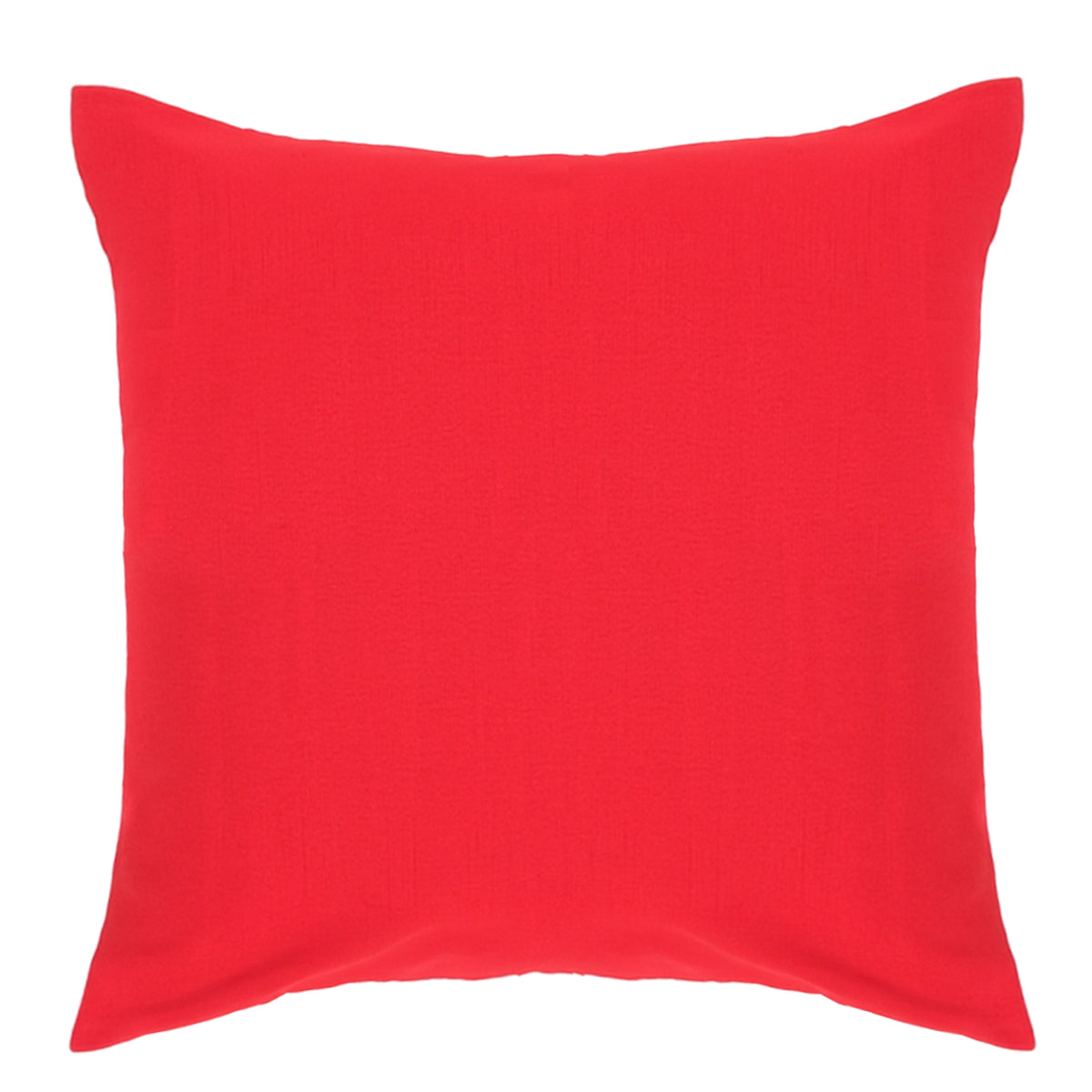 Buy 1 Get 1 Free Orange Twill Cushion Cover 18x18 – Bright Plain Decorative Throw Pillow for Sofa, Bed & Living Room - Habitt