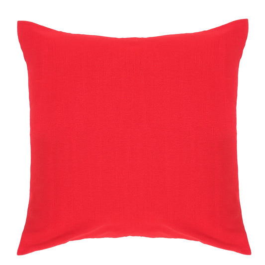 Buy 1 Get 1 Free Orange Twill Cushion Cover 18x18 – Bright Plain Decorative Throw Pillow for Sofa, Bed & Living Room - Habitt