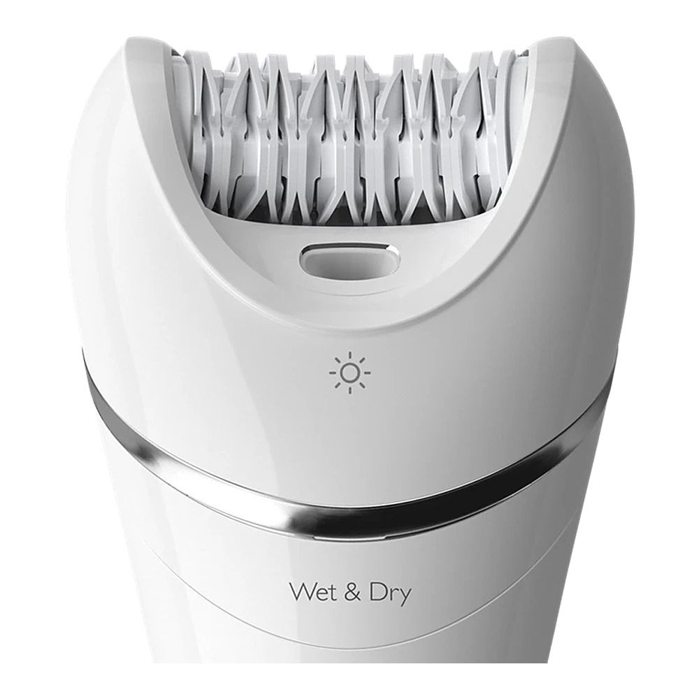 Philips BRE710/01 8000 Series Wet & Dry Epilator | Powerful Hair Removal with 5 Accessories for Smooth Skin - Habitt