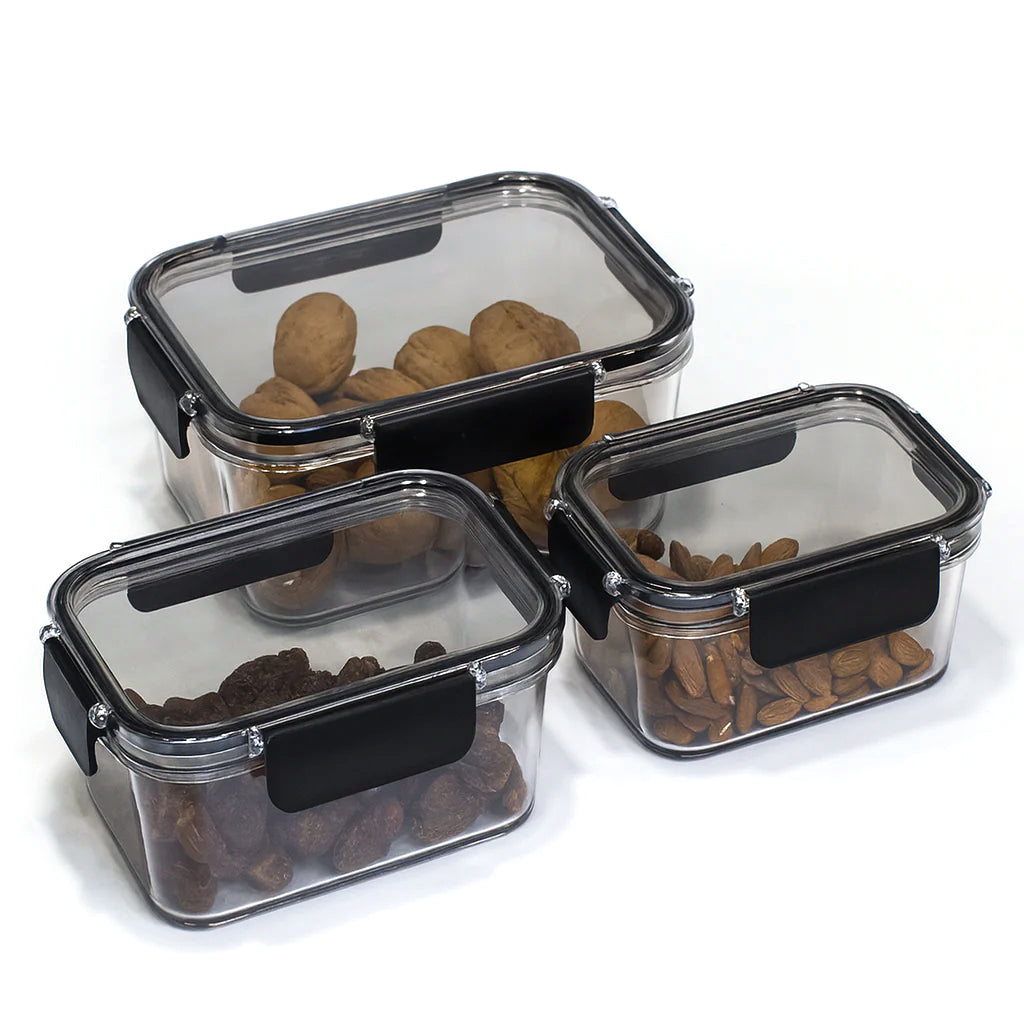 Plastic Storage Box – Small | Medium | Large (Stackable Organizer with Lid) - Habitt