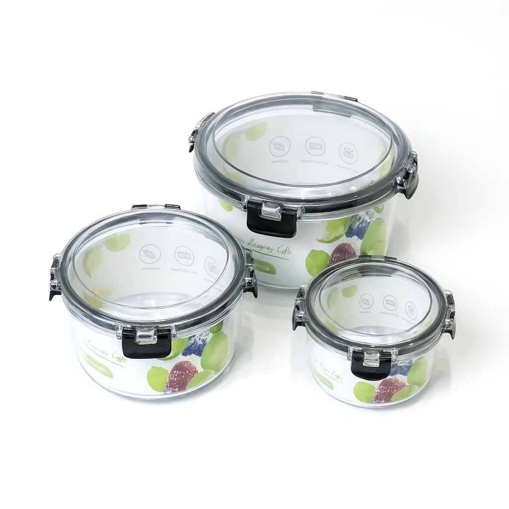 Plastic Storage Box – 550ml | 1200ml | 2200ml (Airtight & Leak-Proof) - Habitt
