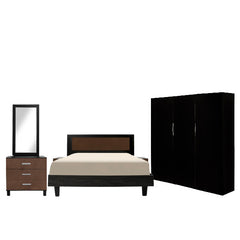 Kenton X - Bed, Dresser & 3 Door wardrobe - Habitt