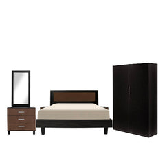 Kenton X - Bed, Dresser & 2 Door wardrobe - Habitt