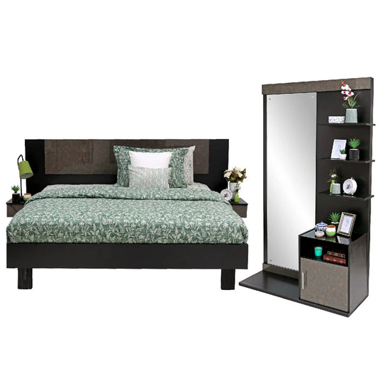 Novak - Bed with sides & Dresser - Habitt