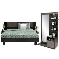 Novak - Bed with sides & Dresser - Habitt