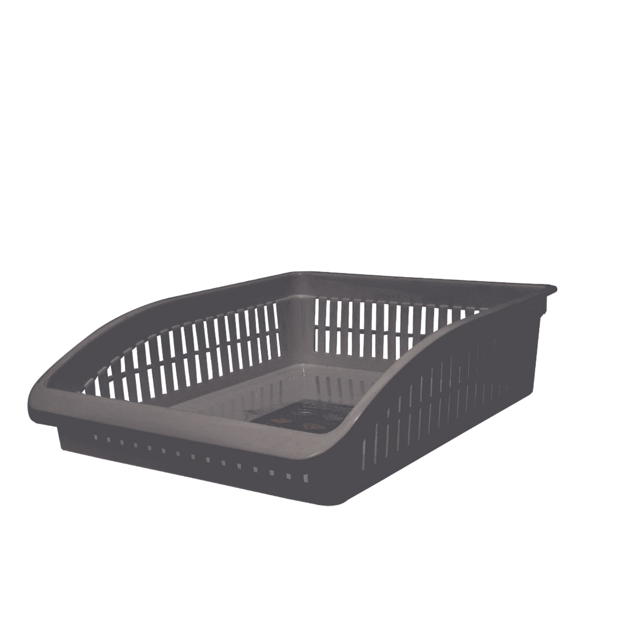 1pc Organizer Basket #3 (Assorted) – Large Plastic Storage Basket (Pink, Beige, Grey, White) - Habitt