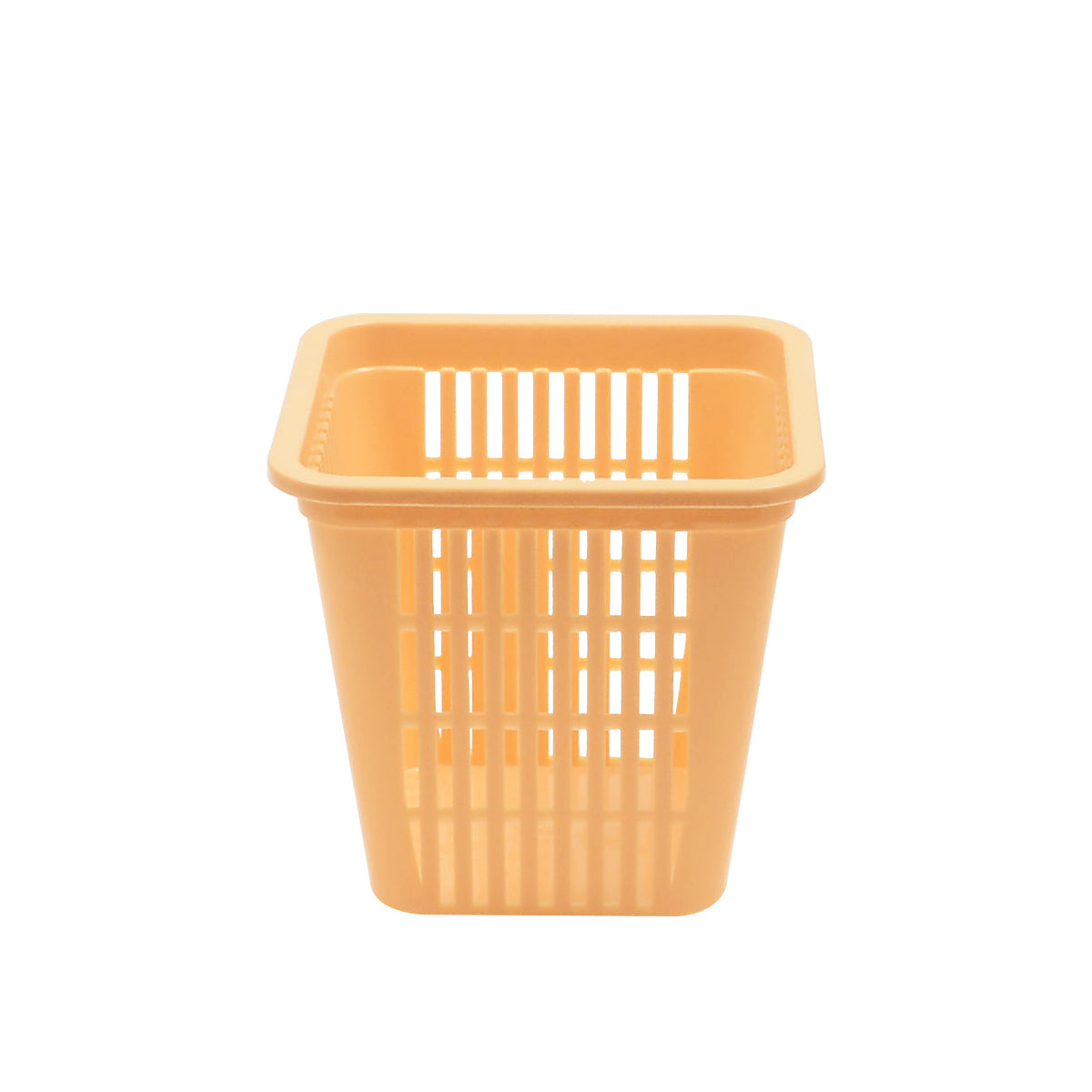 Organizer Basket Mini #2 – Compact Plastic Storage Basket (Beige, Pink, White, Grey) - Habitt