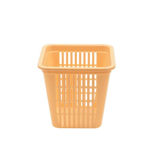 Organizer Basket Mini #2 – Compact Plastic Storage Basket (Beige, Pink, White, Grey) - Habitt