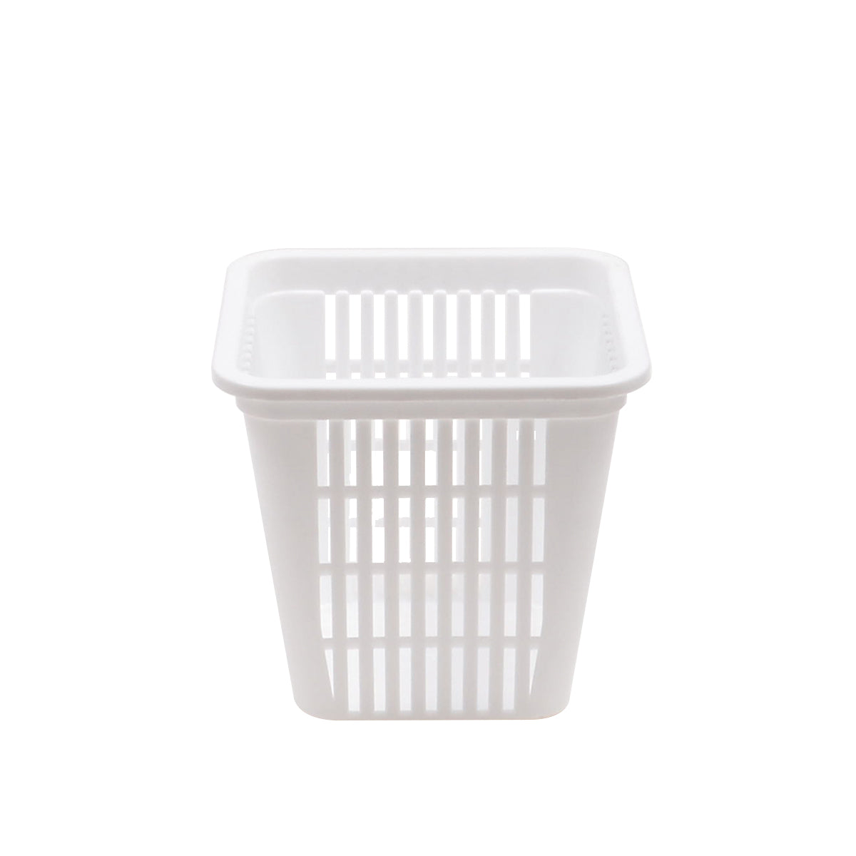 Organizer Basket Mini #2 – Compact Plastic Storage Basket (Beige, Pink, White, Grey) - Habitt