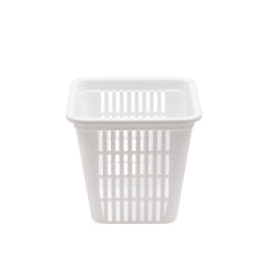 Organizer Basket Mini #2 – Compact Plastic Storage Basket (Beige, Pink, White, Grey) - Habitt