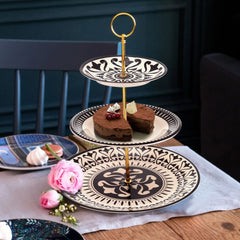 3Step Pastry Stand Manochrome - Habitt