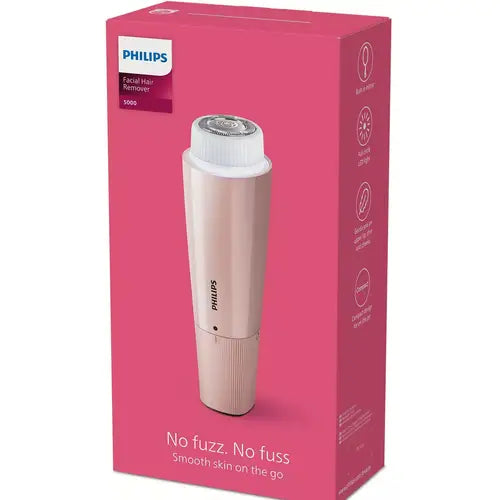 Philips BRR454/00 Facial Hair Remover 5000 Series | Gentle Precision Hair Removal for Women - Habitt