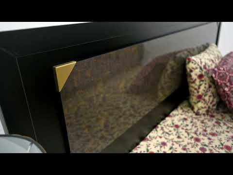 James King Size Bed With 2 Side Tables