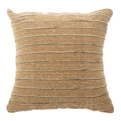 Soft Bark Cushion Cover 16x16" – Rustic Textured Decorative Pillow Cover - Habitt