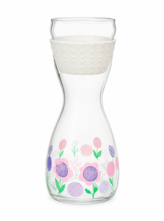 Glass Pitcher & Glass Set – Model 103080 (Floral Design)