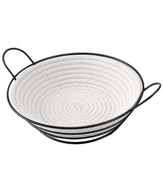 Round Roti Basket – Rope Weave