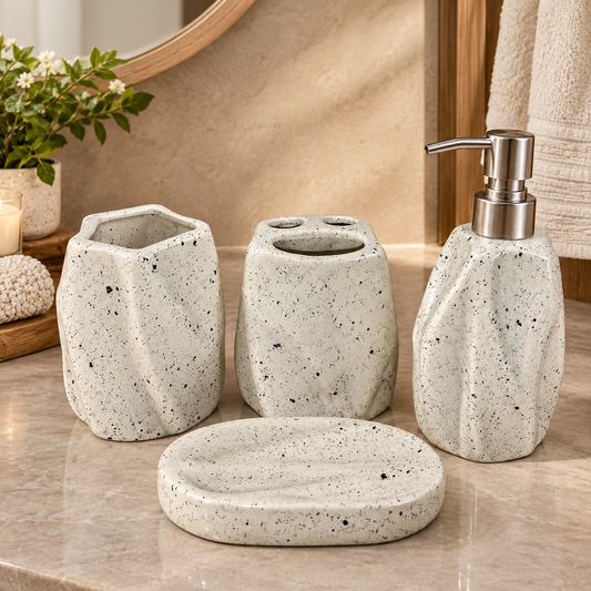 4PCS Home Fashion Bath Set 75815| Bathroom Accessories Set