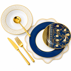 18 PCS Classic Plate Set – Stylish Dinnerware Collection for Every Occasion