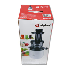 Slow Juicer .SF-3000-SB Alpina - Habitt