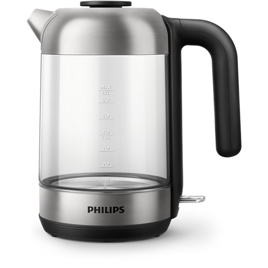 Philips Series 5000 Glass Kettle - light, 1.7 litre HD9339/81 - Habitt