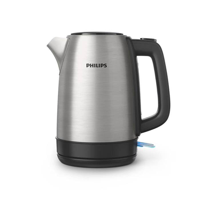 Philips Daily Collection Metal Kettle – HD9350/92 | 1.7L Stainless Steel Fast-Boil Electric Kettle - Habitt