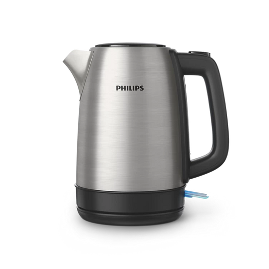 Philips Daily Collection Metal Kettle – HD9350/92 | 1.7L Stainless Steel Fast-Boil Electric Kettle - Habitt