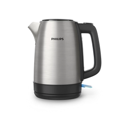 Philips Daily Collection Metal Kettle – HD9350/92 | 1.7L Stainless Steel Fast-Boil Electric Kettle - Habitt