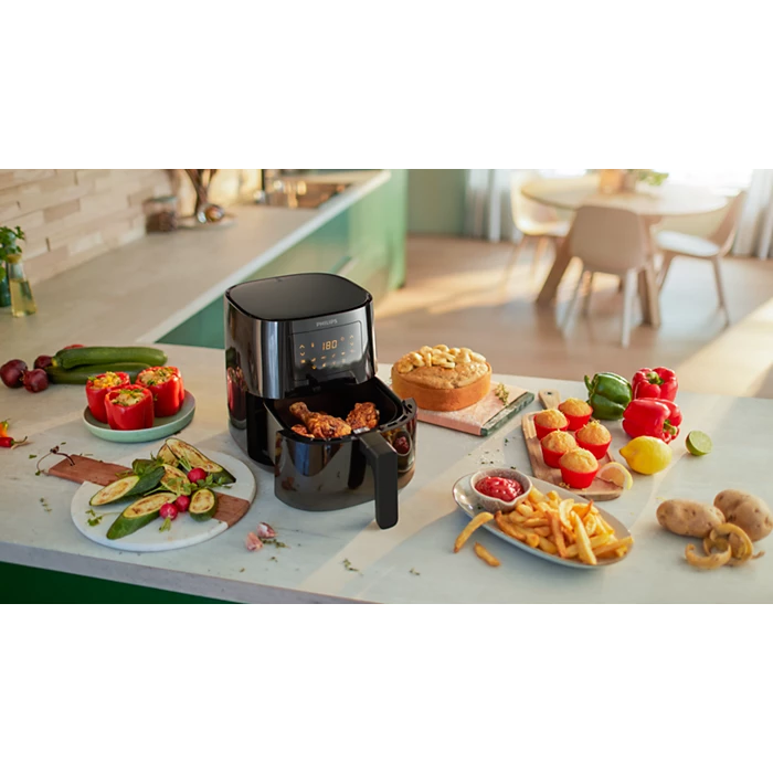 Philips 3000 Series Airfryer L with Rapid Air Technology – Digital Oil-Free Fryer (HD9252/91) - Habitt