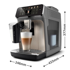 Philips Series 4400 Fully Automatic Espresso Machine – EP4446/70 | Premium Bean-to-Cup Coffee Maker - Habitt