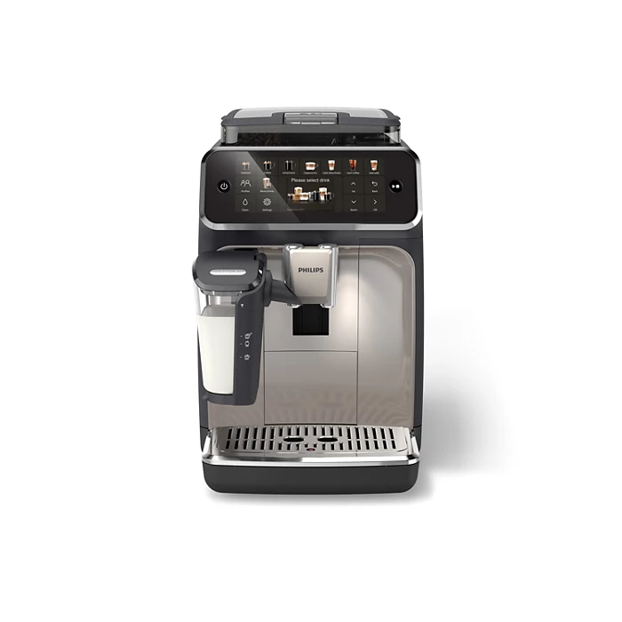Philips Series 5500 Fully Automatic Espresso Machine with LatteGo & Silent Brew – 20 Coffee Recipes (EP5547/90) - Habitt