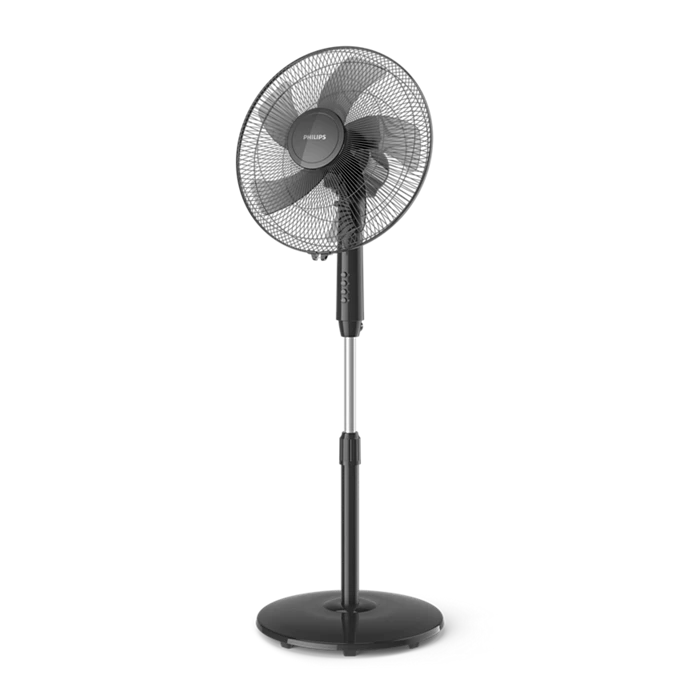 Philips Series 600 Pedestal Fan with Powerful Airflow & Adjustable Height – Quiet Cooling Fan (ACP620/01) - Habitt