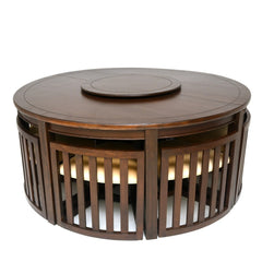 William 8 Person Dining Table Brown