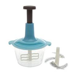 Manual Kitchen Hand Chopper – 1.5L / 2L Push‑Down Vegetable & Fruit Dicer - Habitt