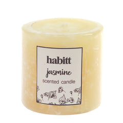 Jasmine Pillar Candle 2x2" - Habitt