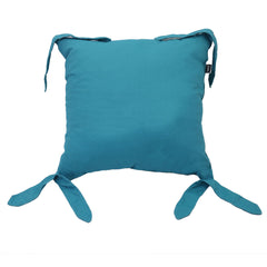 Teal Phool Cushion Cover 18x18 - Habitt