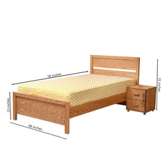 Frodo wooden Single Size Bed