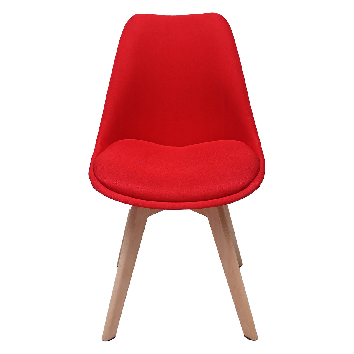 Gigma Red W/Fabric Chair, Set of 2
