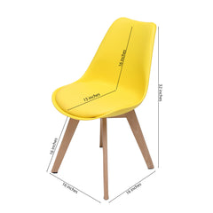 Gigma Yellow Chair Set of 2