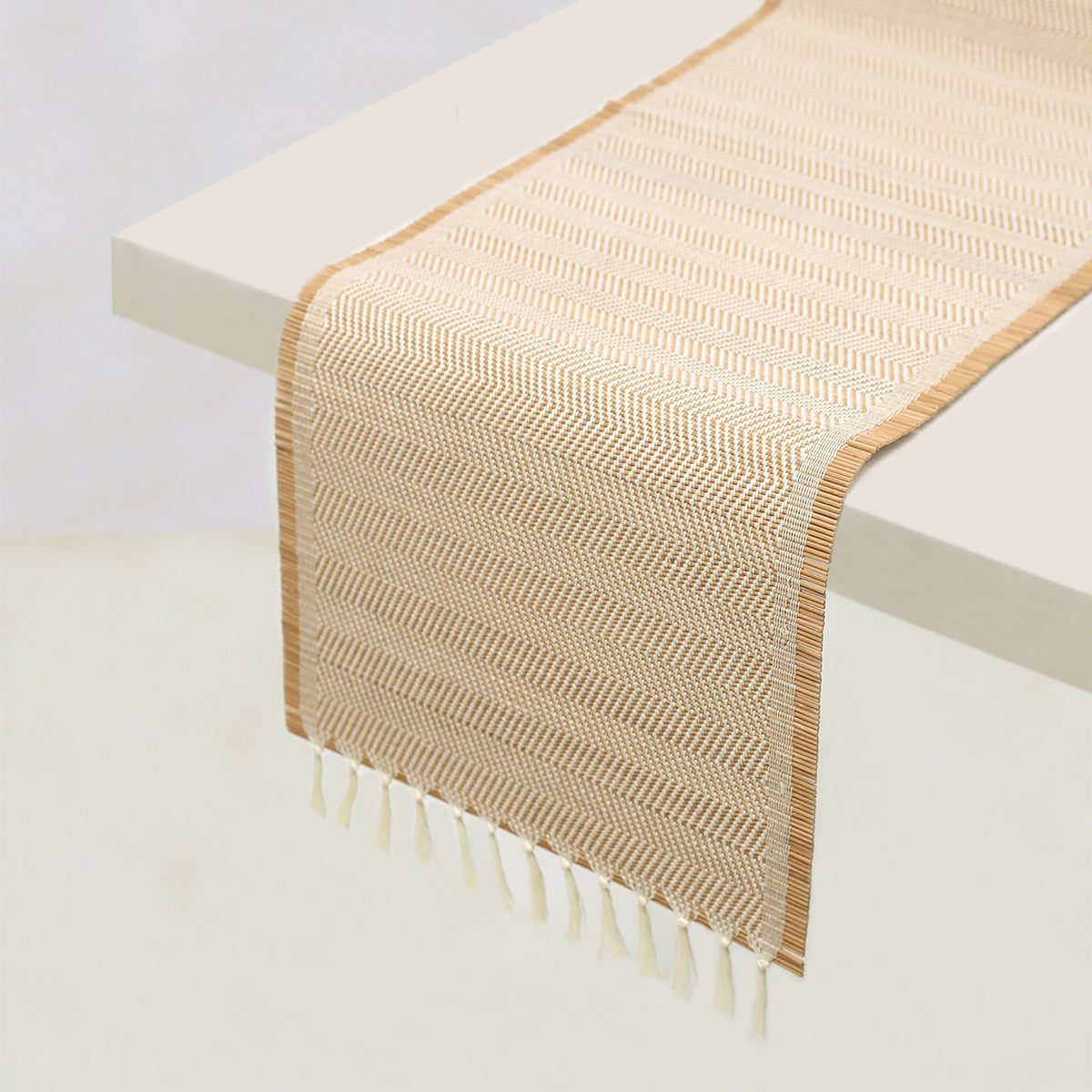 Bamboo Runners Silver (14x72) - Habitt